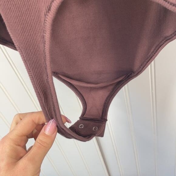 NWT Skims Women's Brown Comfort One Piece Garnet Bodysuit Shapewear Size 4X - Picture 10 of 10